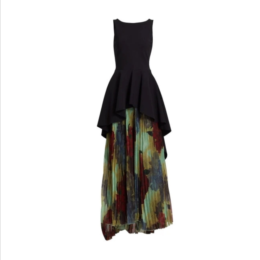 CHIARA BONI LA PETITE ROBE Aci Chiffon Gown (NWT)